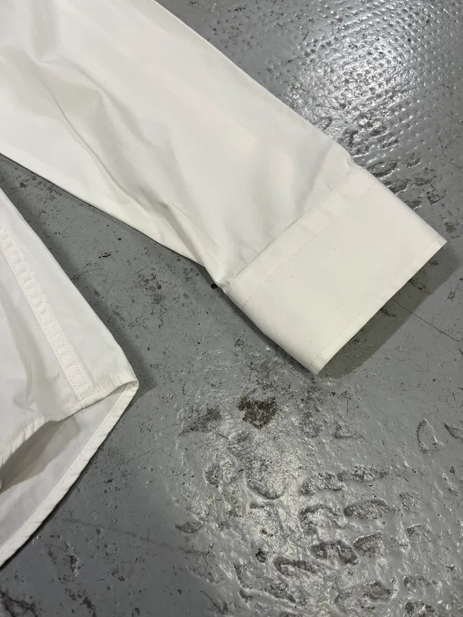 2000s Gucci Minimalist Slim White Shirt WhouoaL 4