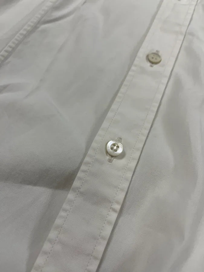 2000s Gucci Minimalist Slim White Shirt WhouoaL 5