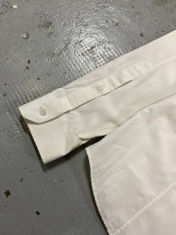 2000s Gucci Minimalist Slim White Shirt WhouoaL 7