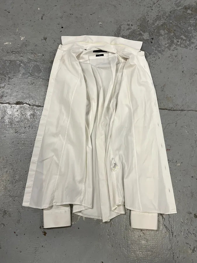 2000s Gucci Minimalist Slim White Shirt WhouoaL 8