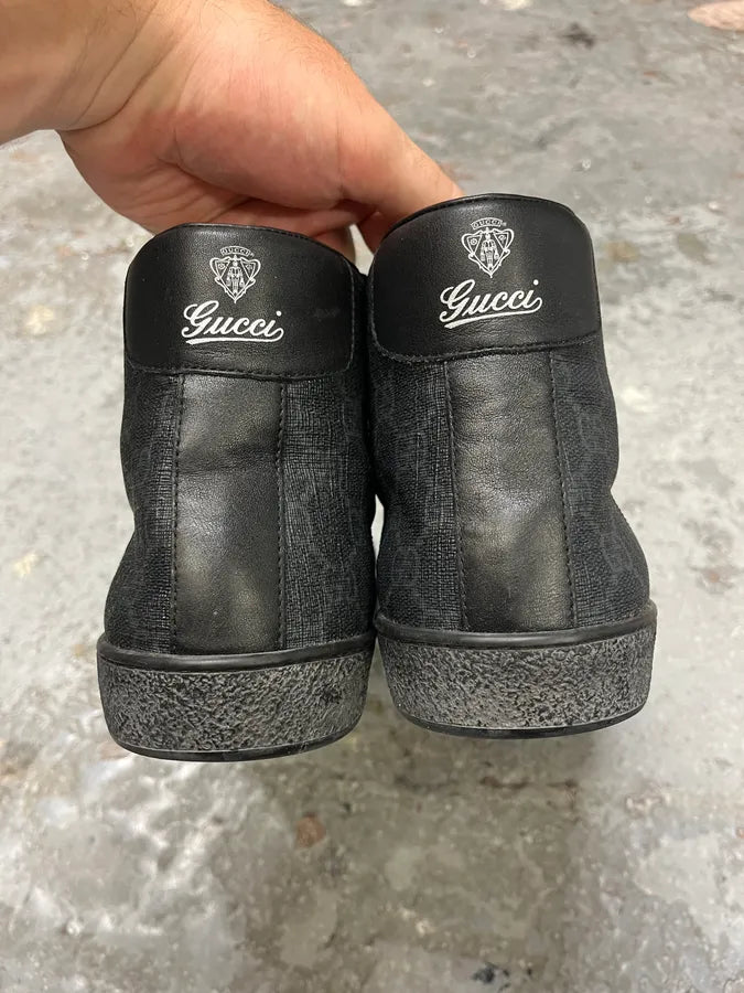 2000s Gucci Monogram High Top Sneakers arDqvWi 6