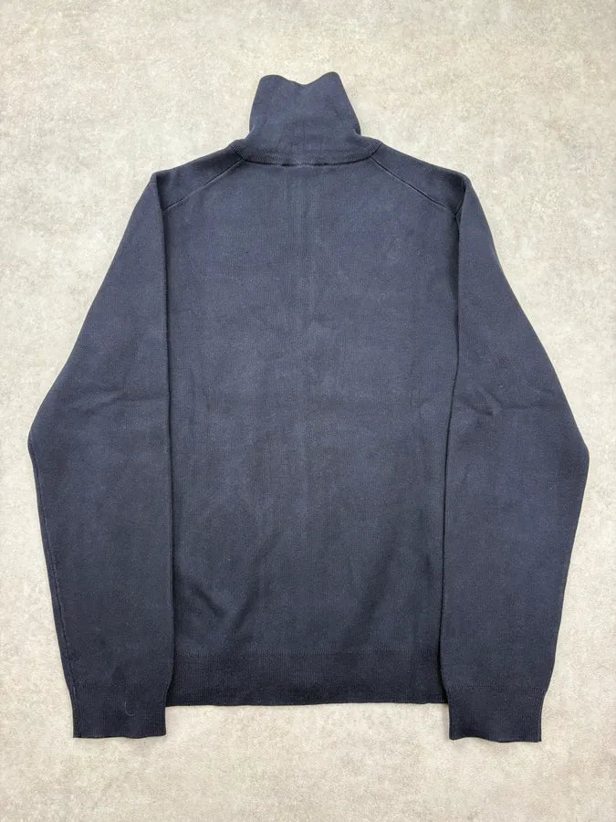 2010s Gucci Navy & Grey Striped Zip-Up Sweater SSjQzWe 5