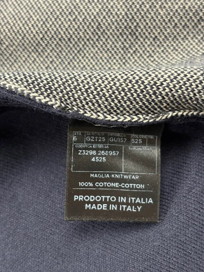 2010s Gucci Navy & Grey Striped Zip-Up Sweater SSjQzWe 10