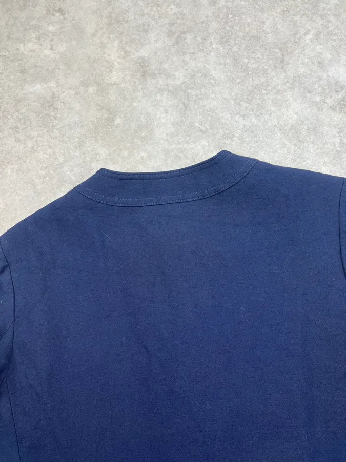 2010s Gucci Navy Buttoned Light Jacket sKzXlCH 5