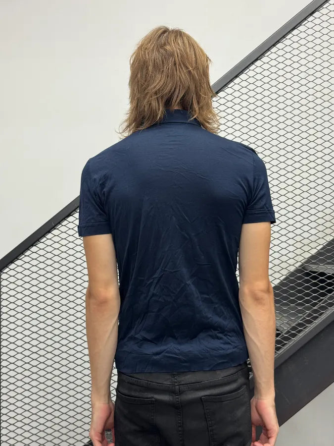 2010s Gucci Navy Classic Logo Polo hgGAXll 2