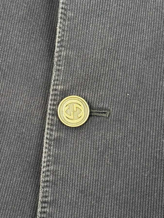 2000s Gucci Navy Classy Blazer Jacket JaESFeG 10