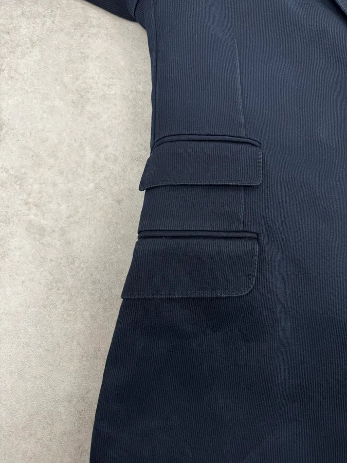 2000s Gucci Navy Classy Blazer Jacket JaESFeG 9