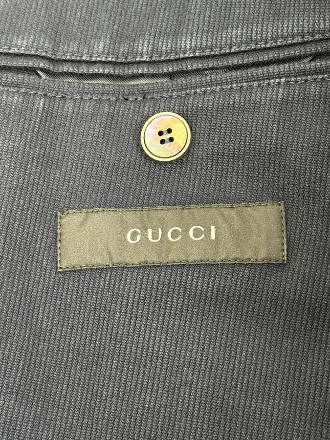 2000s Gucci Navy Classy Blazer Jacket JaESFeG 11