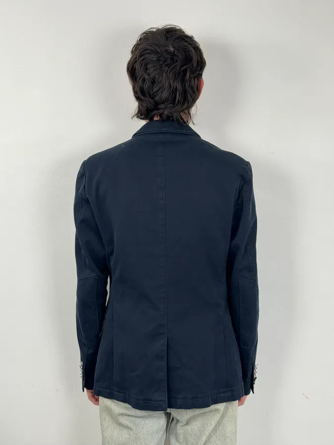 2000s Gucci Navy Classy Blazer Jacket JaESFeG 2