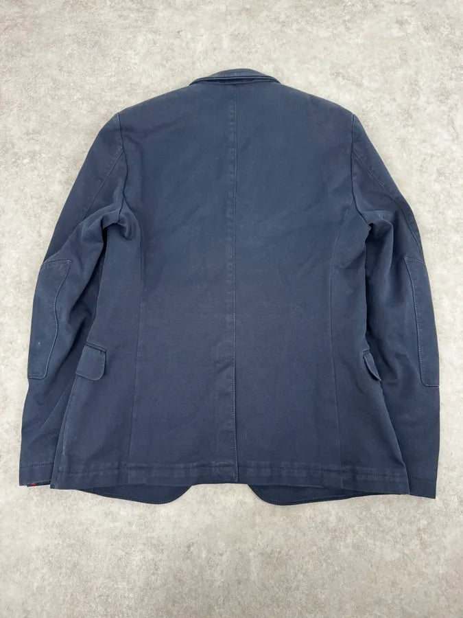 2000s Gucci Navy Classy Blazer Jacket JaESFeG 3