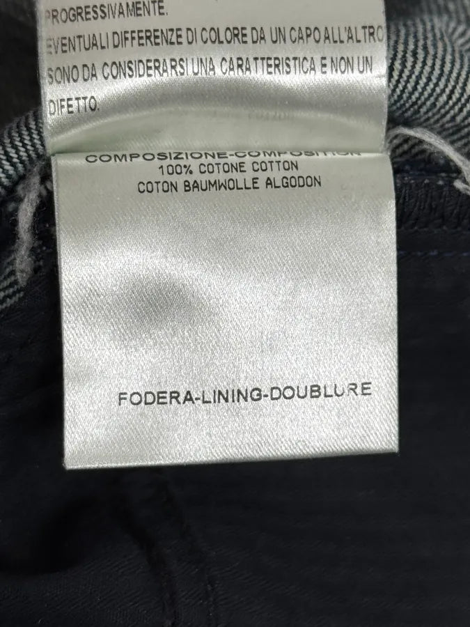 AW2009 Gucci Navy Oiled Denim Jeans by Frida Giannini udHEhYM 11