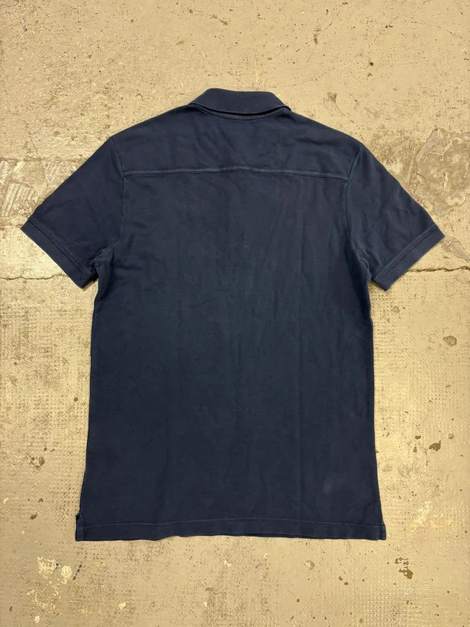 SS2010 Gucci Navy Embroidered Logo Polo cPOohIM 5