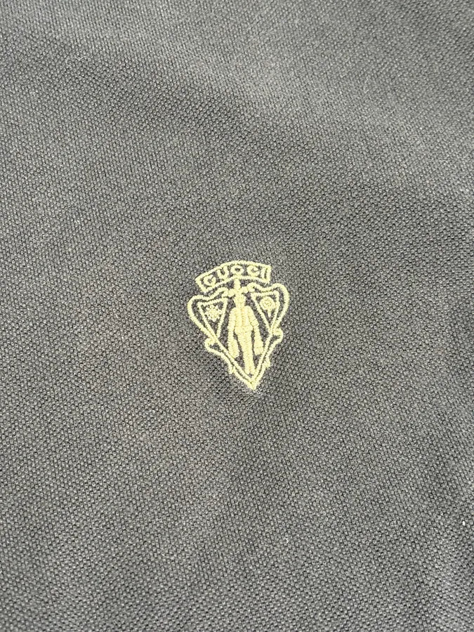 SS2012 Gucci Navy Embroidered Logo Polo mtcxXpl 7