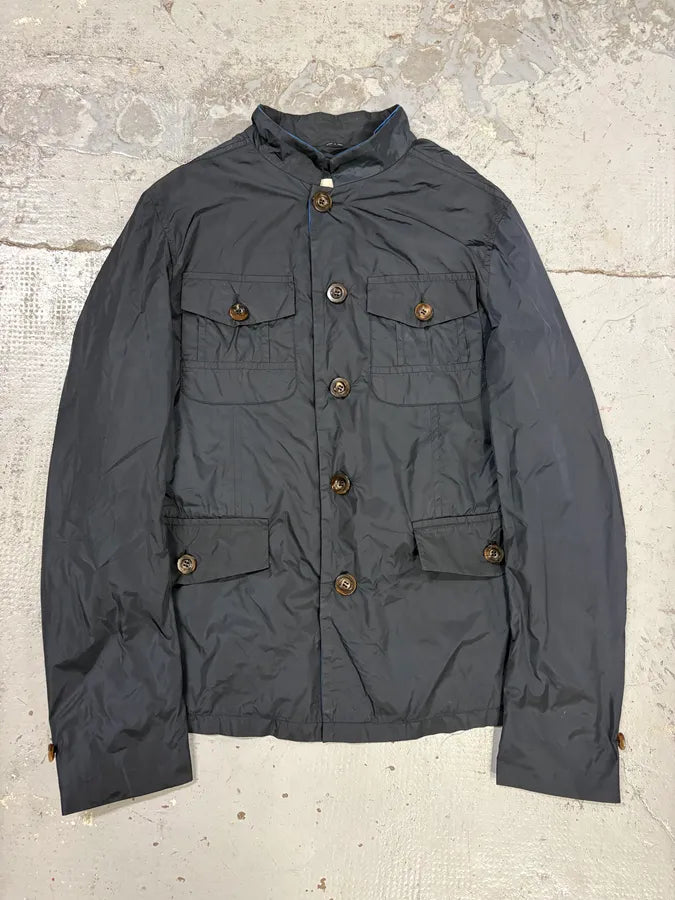 AW2008 Gucci Navy Field Multi-Pocket Nylon Jacket VCCroZj 0