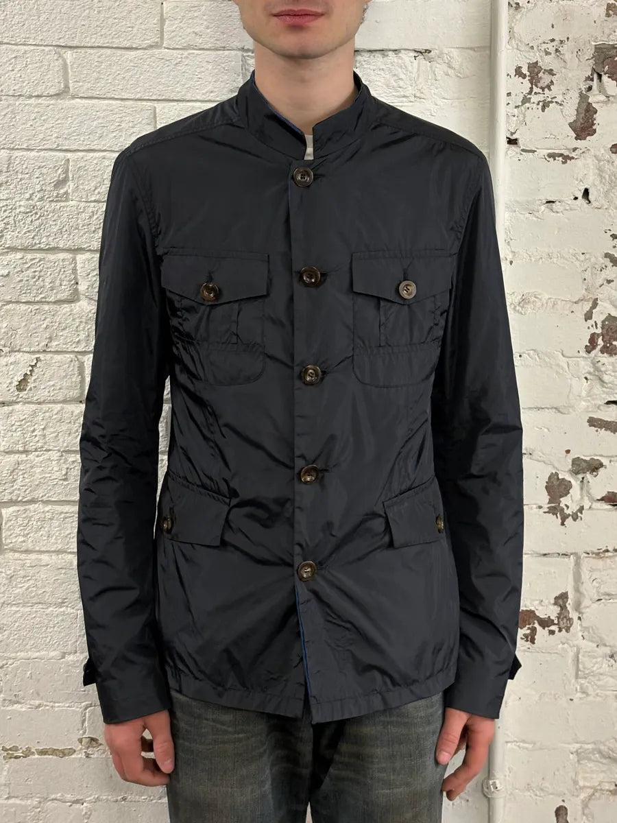 AW2008 Gucci Navy Field Multi-Pocket Nylon Jacket VCCroZj 1