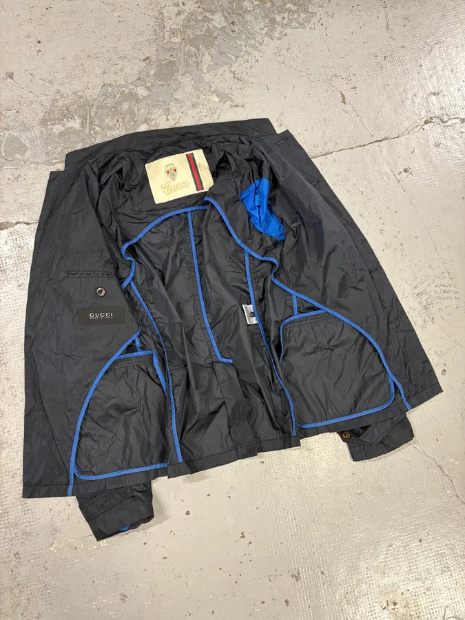 AW2008 Gucci Navy Field Multi-Pocket Nylon Jacket VCCroZj 6