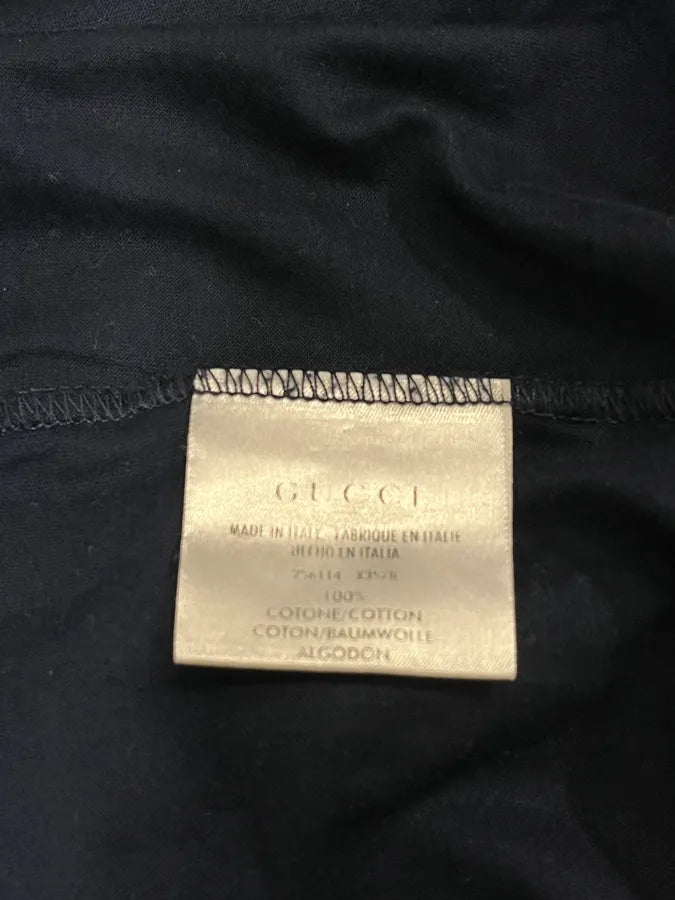 2000s Gucci Navy Minimalist Shirt vvygciA 7
