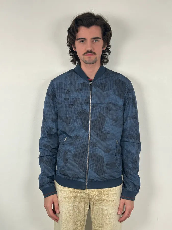 SS2010 Gucci Navy Camo Bomber Jacket aRZusKf 1