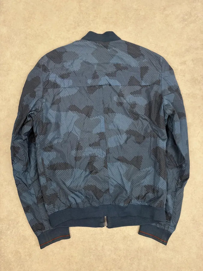 SS2010 Gucci Navy Camo Bomber Jacket aRZusKf 5