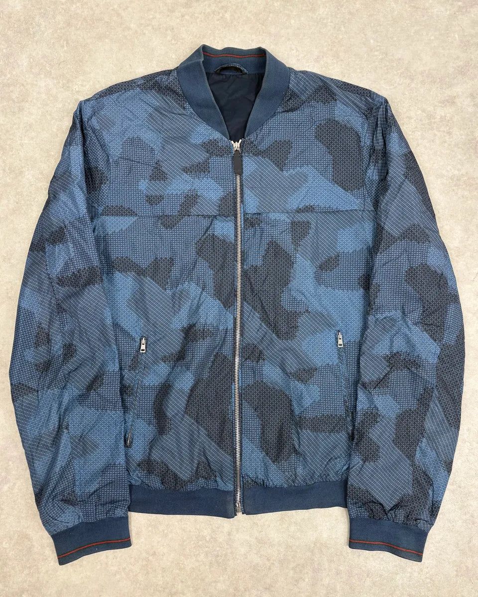 SS2010 Gucci Navy Camo Bomber Jacket aRZusKf 0