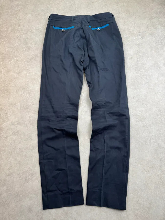 SS2008 Gucci Navy Highlined Pocket Pants by Frida Giannini ZceLDuD 7