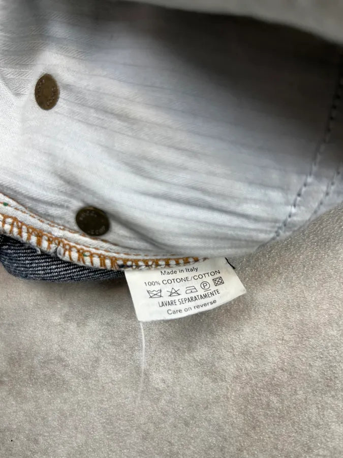 2000s Gucci Navy Slim Denim Jeans NgKvCDj 12