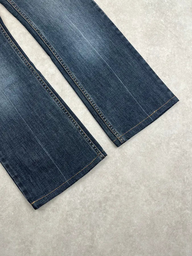 2000s Gucci Navy Slim Denim Jeans NgKvCDj 6