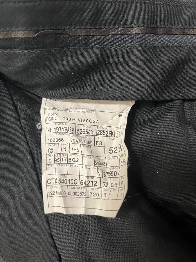 2000s Gucci Dark Grey Wool Striped Tailored Pants uJcnqWd 8