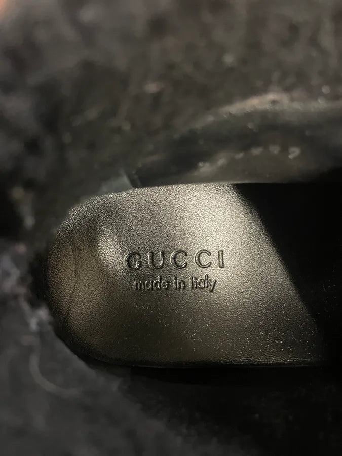 2000s Gucci Nebraska G Propaganda High Fur Boots (42eu/us8.5) bHdCgHU 9