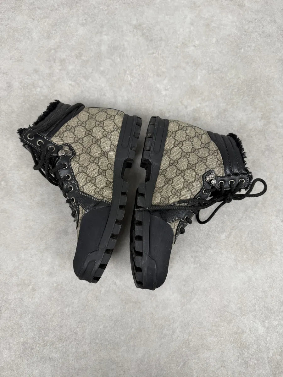 2000s Gucci Nebraska G Propaganda High Fur Boots abooVna 8