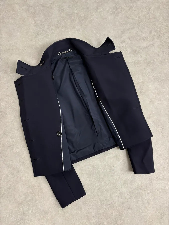 AW2014 Gucci Officer Navy Classy Jacket GqqqODU 6