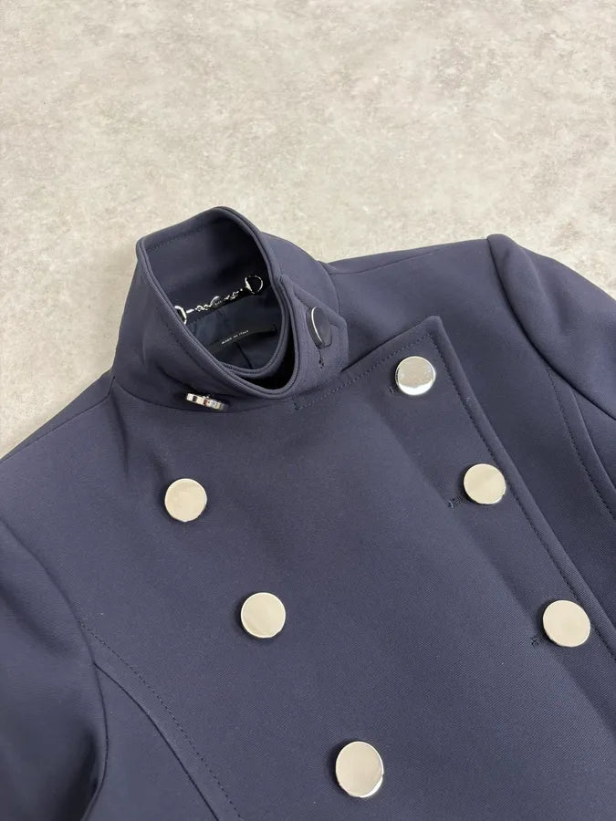 AW2014 Gucci Officer Navy Classy Jacket GqqqODU 4