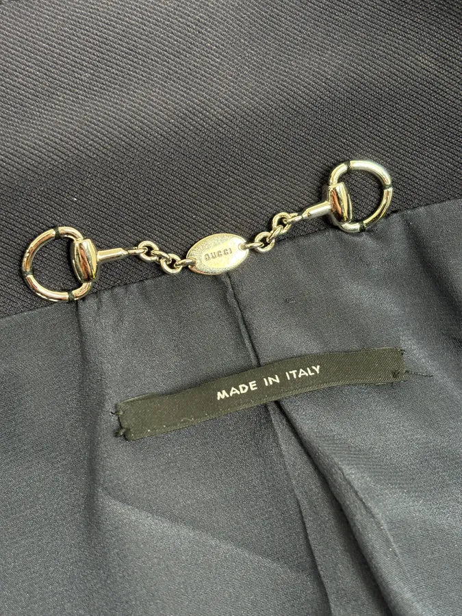 AW2014 Gucci Officer Navy Classy Jacket GqqqODU 8