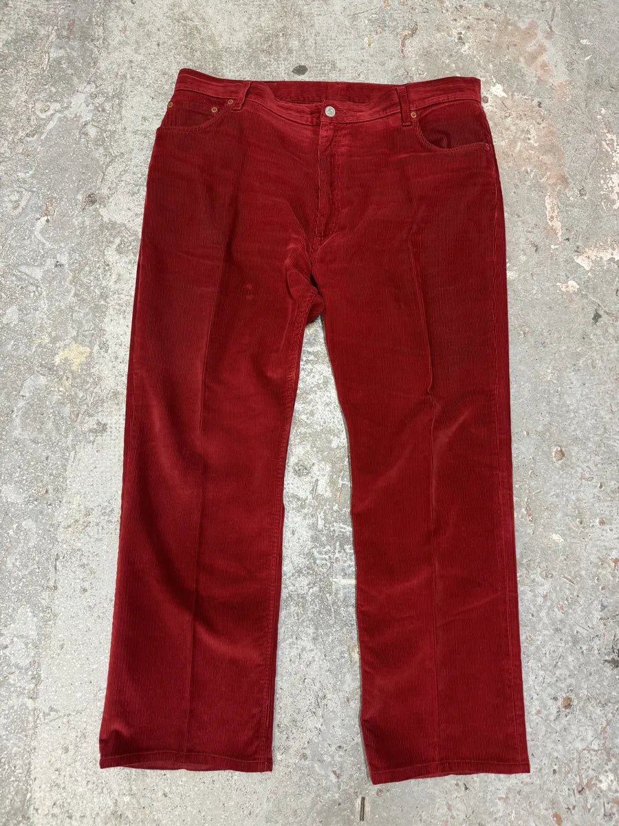 2000s Gucci Red Cozy Large Corduroy Pants zlyiRTh 3
