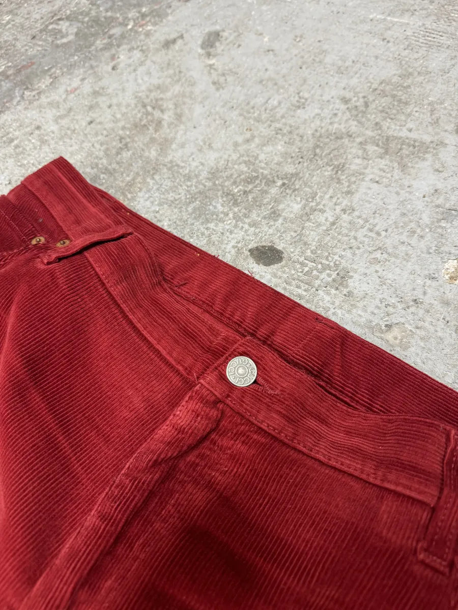 2000s Gucci Red Cozy Large Corduroy Pants zlyiRTh 4