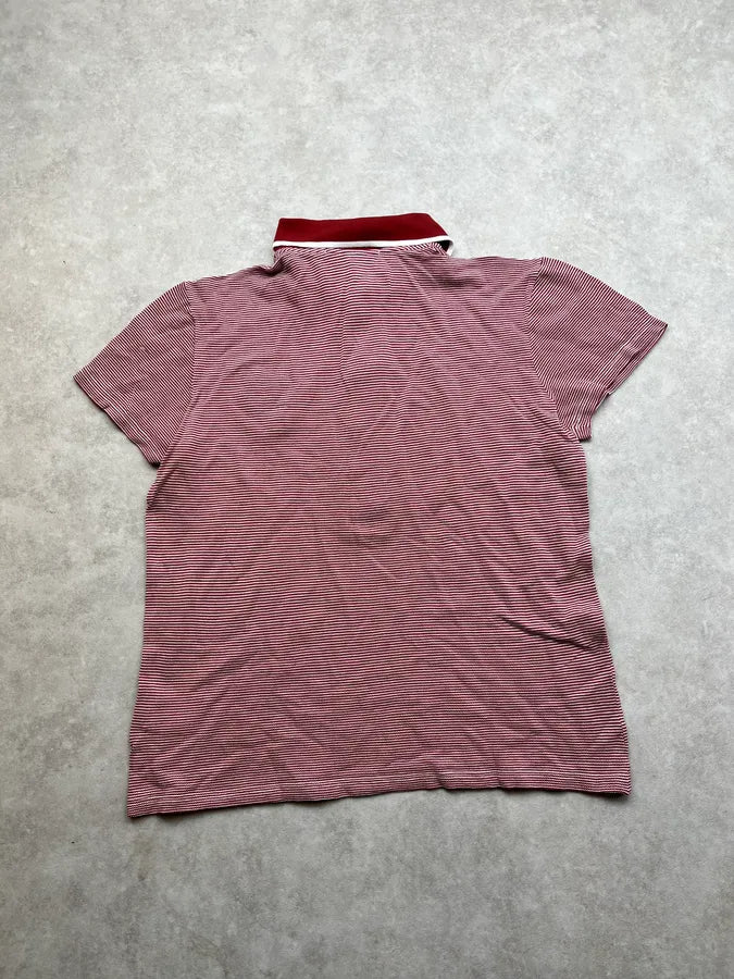 SS2008 Gucci Red & White Striped Logo Polo by Frida Giannini TDXLcbN 5