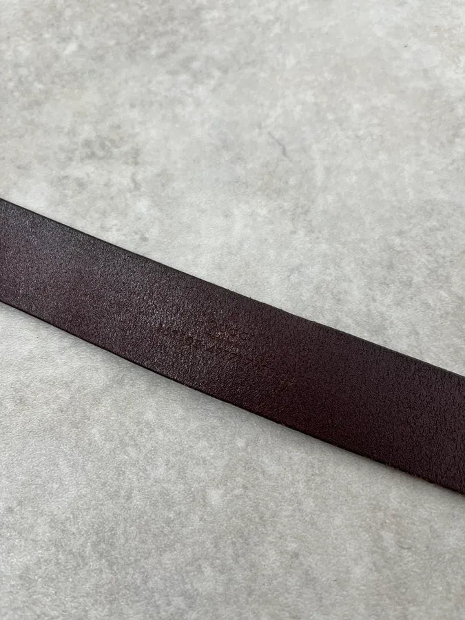 2000s Gucci Signature Brown Leather Belt KIbFyPj 7