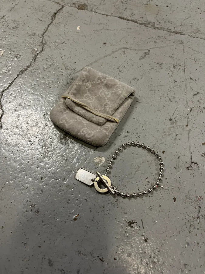 2000s Gucci Silver 925 Chain Bracelet PlbOgGq 7