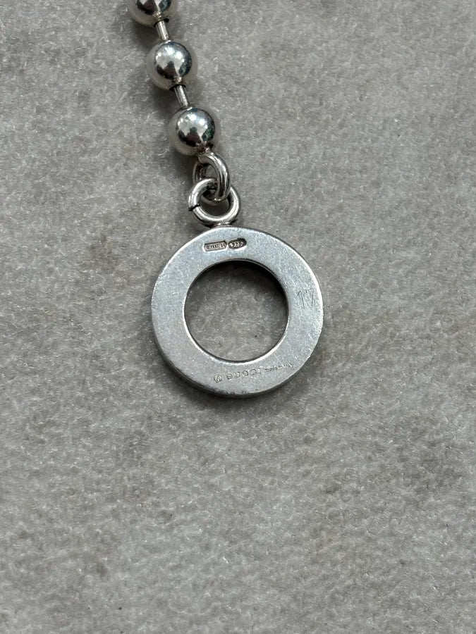 2000s Gucci Silver Bullet Anchor Chain Bracelet yEqgQxG 6