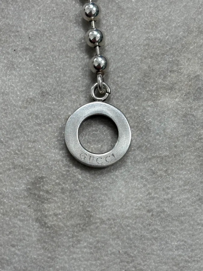 2000s Gucci Silver Bullet Anchor Chain Bracelet yEqgQxG 5