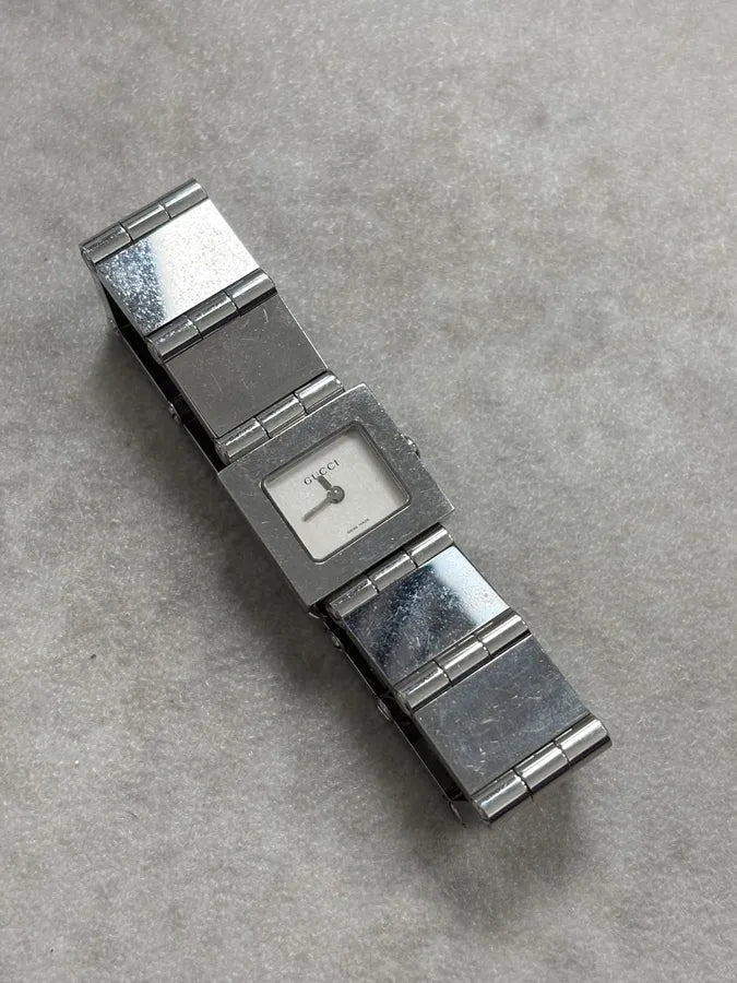 2000s Gucci Square Minimalist Watch tMohlFb 3