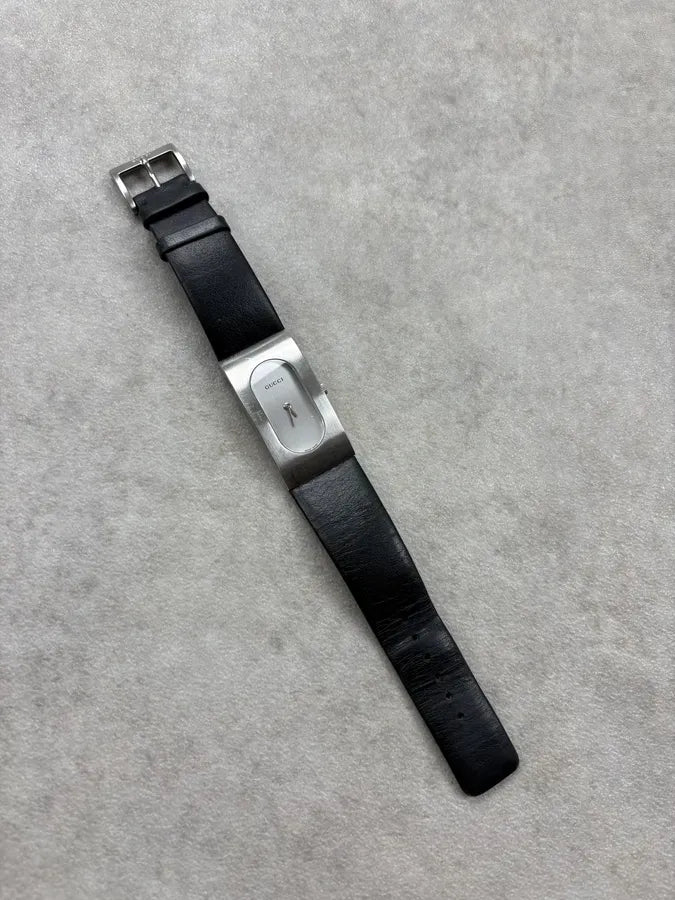 2000s Gucci Stainless Steel Rectangular Watch ZHbyWOo 3