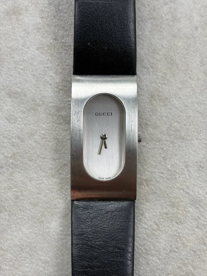 2000s Gucci Stainless Steel Rectangular Watch ZHbyWOo 4