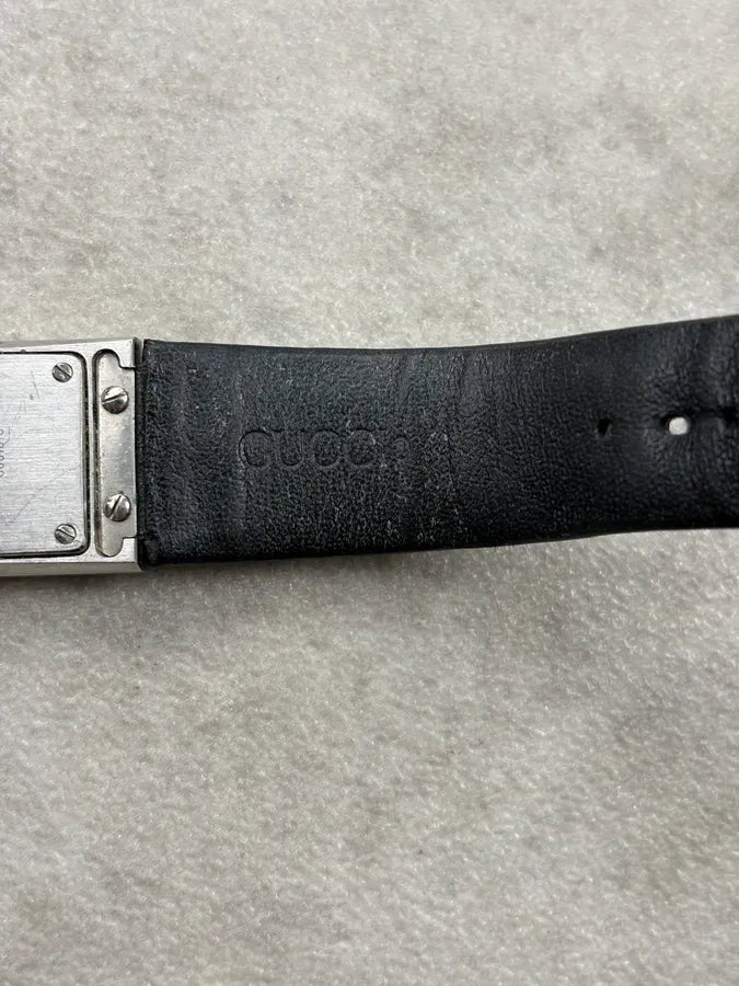 2000s Gucci Stainless Steel Rectangular Watch ZHbyWOo 7