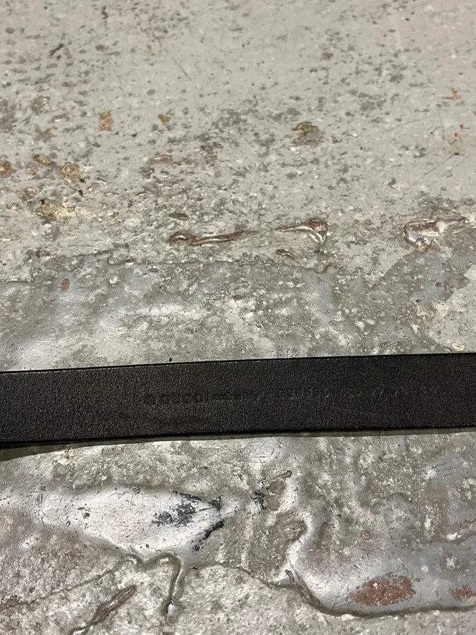 2000s Gucci Stone Buckle Black Leather Belt AEbjVHV 6