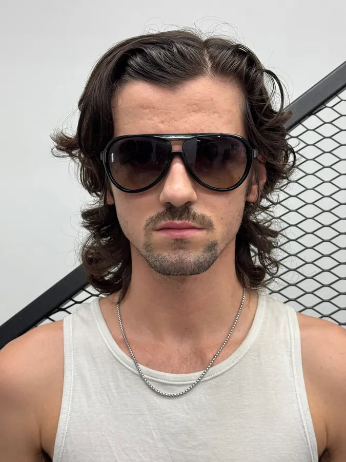 2000s Gucci Black Aviator Sunglasses MiwpAuT 1
