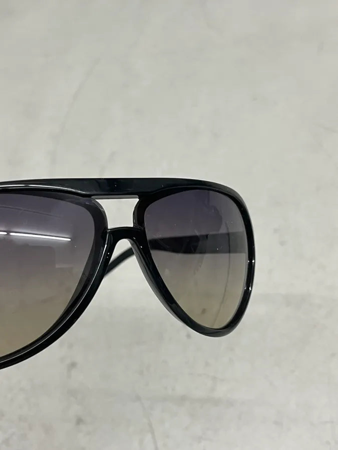 2000s Gucci Black Aviator Sunglasses MiwpAuT 8
