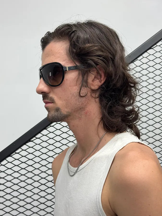 2000s Gucci Black Aviator Sunglasses MiwpAuT 2