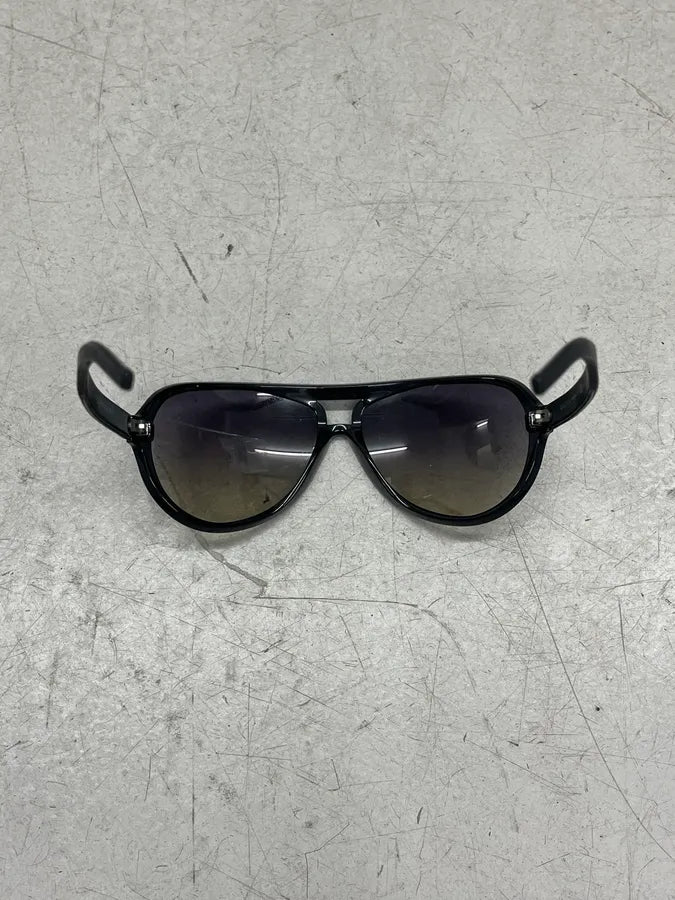 2000s Gucci Black Aviator Sunglasses MiwpAuT 12
