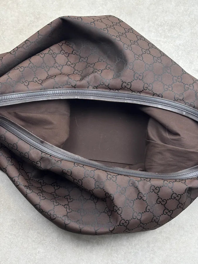 2000s Gucci Vintage GG Monogram Sheer Mesh Hobo Bag by Tom Ford aRkTEei 24